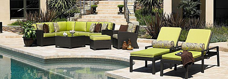Beaches Wicker Northcape Replacement Cushions Cabo Sectional
